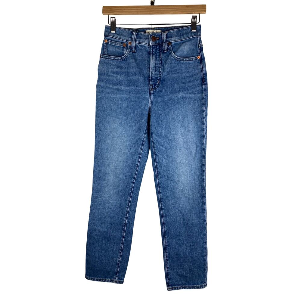 Madewell Women's‎ 25 Medium Wash The Perfect Vintage Crop Blue Denim Jeans *